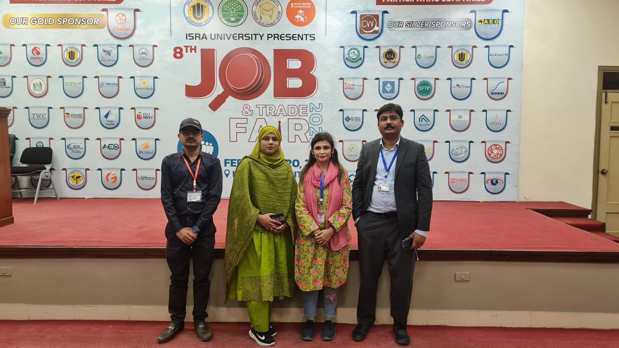 Gexton Participation in Isra University Job Fair 2025