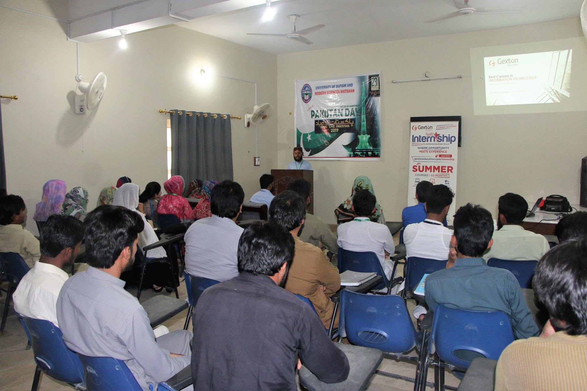 Seminar and Internship Test at Bhit Shah university